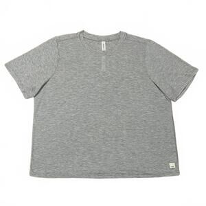 Vuori Womens Energy Tee Heather Grey Size XL